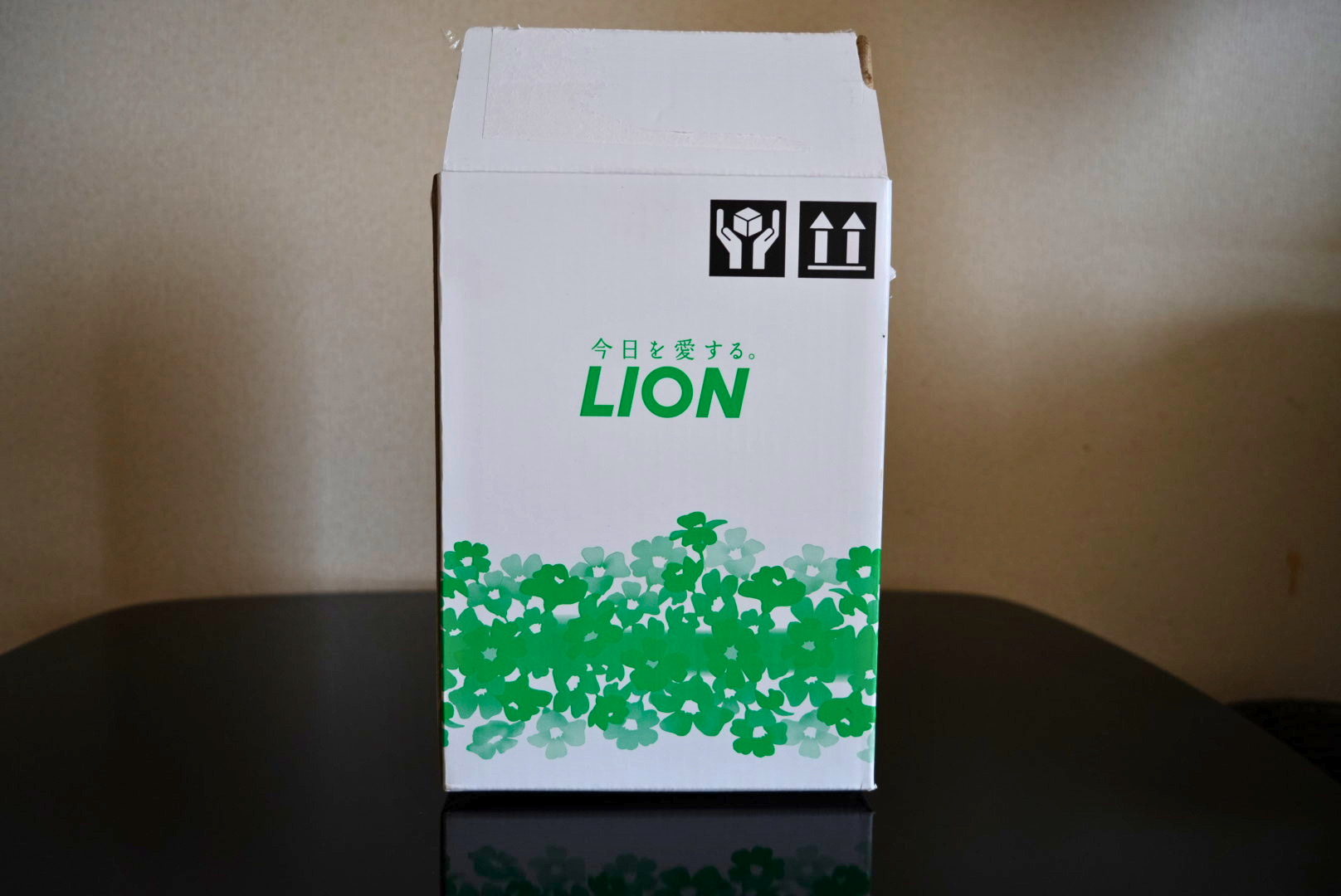 ライオンの株主優待の外箱